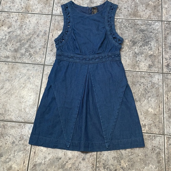 Free People New Romantics Denim Dress - Picture 4 of 15